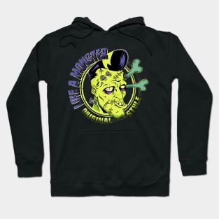 Psychobilly Like a Monster Hoodie